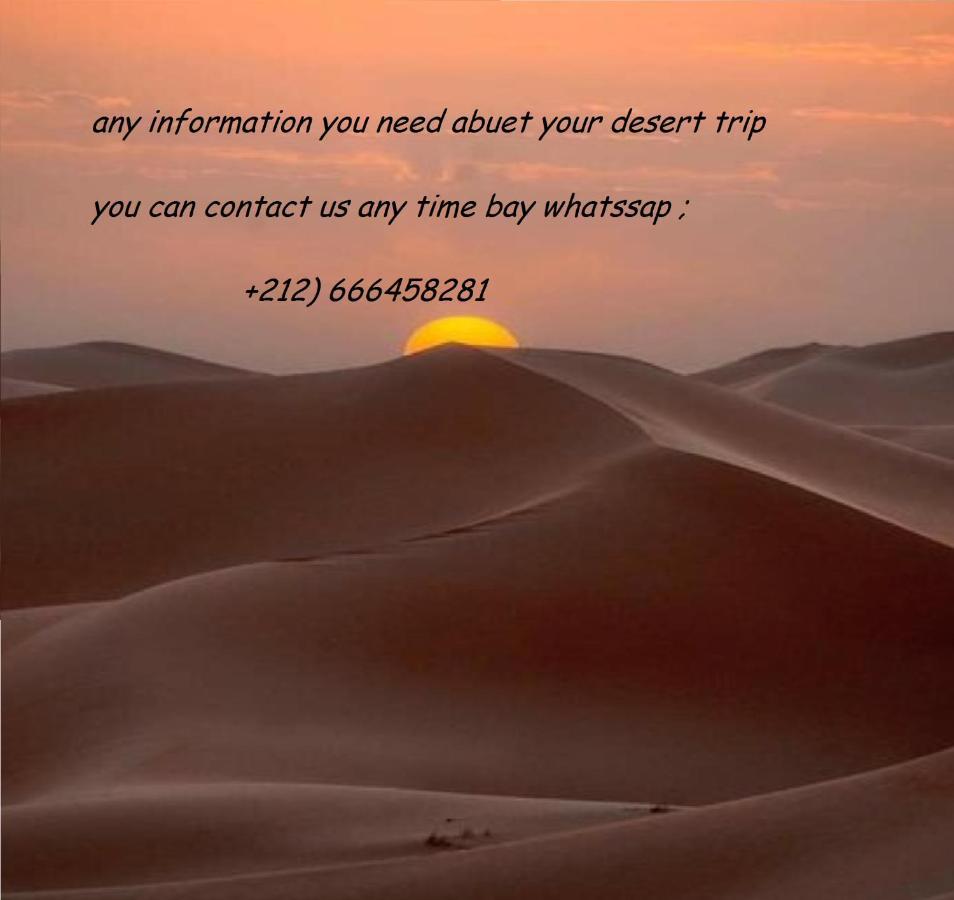 Dune Merzouga Camp Eksteriør bilde